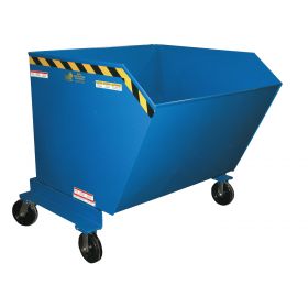 Self dumping hoppers are available in a wide variety of sizes.